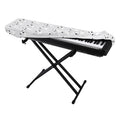 Doodle Bull Terrier Pattern Print Piano Keyboard Cover