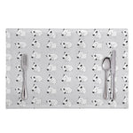 Doodle Bull Terrier Pattern Print Placemat