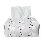 Doodle Bull Terrier Pattern Print Rectangle Tissue Box Cover