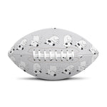 Doodle Bull Terrier Pattern Print Rugby Ball