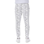 Doodle Bull Terrier Pattern Print Scuba Joggers