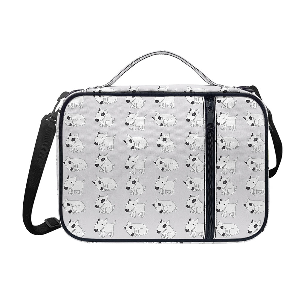 Doodle Bull Terrier Pattern Print Shoulder Strap Bible Bag