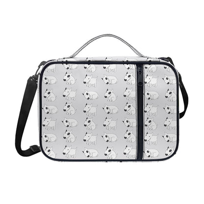 Doodle Bull Terrier Pattern Print Shoulder Strap Bible Bag