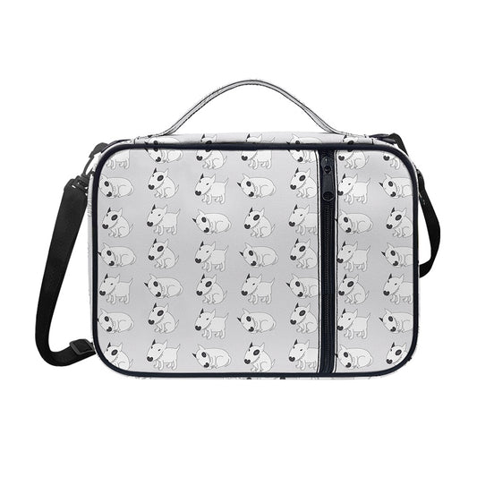 Doodle Bull Terrier Pattern Print Shoulder Strap Bible Bag