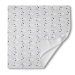 Doodle Bull Terrier Pattern Print Silk Bandana