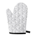 Doodle Bull Terrier Pattern Print Single Oven Mitt