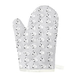 Doodle Bull Terrier Pattern Print Single Oven Mitt