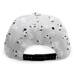 Doodle Bull Terrier Pattern Print Snapback Cap