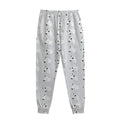 Doodle Bull Terrier Pattern Print Sweatpants