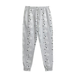 Doodle Bull Terrier Pattern Print Sweatpants