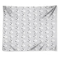 Doodle Bull Terrier Pattern Print Tapestry