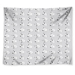 Doodle Bull Terrier Pattern Print Tapestry