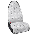 Doodle Bull Terrier Pattern Print Waterproof Car Seat Cover