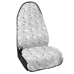 Doodle Bull Terrier Pattern Print Waterproof Car Seat Cover