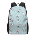 Doodle Cow Pattern Print 17 Inch Backpack