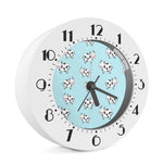 Doodle Cow Pattern Print Alarm Clock