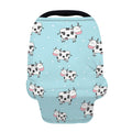 Doodle Cow Pattern Print Baby Seat Cover