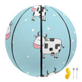 Doodle Cow Pattern Print Basketball