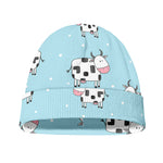 Doodle Cow Pattern Print Beanie