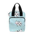 Doodle Cow Pattern Print Bible Tote Bag