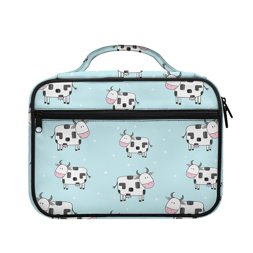 Doodle Cow Pattern Print Briefcase Bible Bag