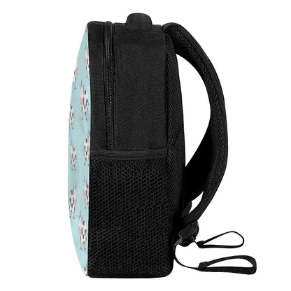 Doodle Cow Pattern Print Casual Backpack