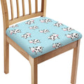 Doodle Cow Pattern Print Chair Cushion Cover