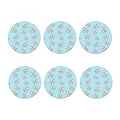 Doodle Cow Pattern Print Coaster Set