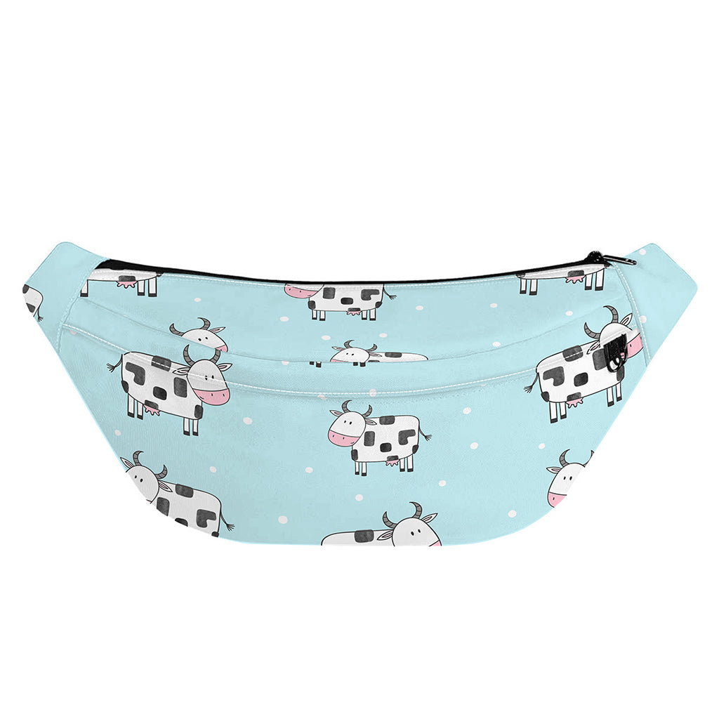Doodle Cow Pattern Print Fanny Pack