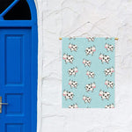Doodle Cow Pattern Print Garden Flag