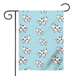 Doodle Cow Pattern Print House Flag