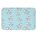 Doodle Cow Pattern Print Indoor Door Mat