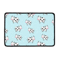 Doodle Cow Pattern Print Kitchen Mat