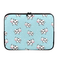 Doodle Cow Pattern Print Laptop Sleeve