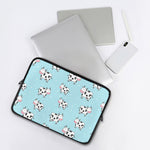 Doodle Cow Pattern Print Laptop Sleeve