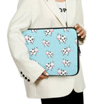Doodle Cow Pattern Print Laptop Sleeve