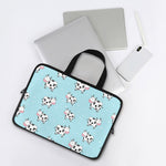 Doodle Cow Pattern Print Laptop Sleeve With Handle