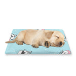 Doodle Cow Pattern Print Pet Cooling Mat Cover