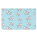 Doodle Cow Pattern Print Polyester Doormat