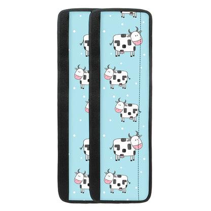 Doodle Cow Pattern Print Refrigerator Handle Covers