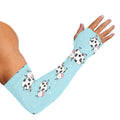 Doodle Cow Pattern Print Sun Protection Arm Sleeves
