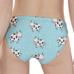 Doodle Cow Pattern Print Women's Panties