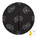 Doodle Crown Pattern Print Basketball