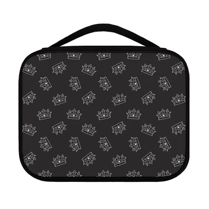 Doodle Crown Pattern Print Classic Bible Case