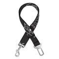 Doodle Crown Pattern Print Dog Seat Belt
