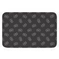 Doodle Crown Pattern Print Indoor Door Mat