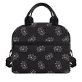 Doodle Crown Pattern Print Insulated Lunch Bag