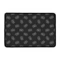 Doodle Crown Pattern Print Kitchen Mat