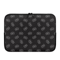 Doodle Crown Pattern Print Laptop Sleeve