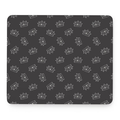 Doodle Crown Pattern Print Mouse Pad